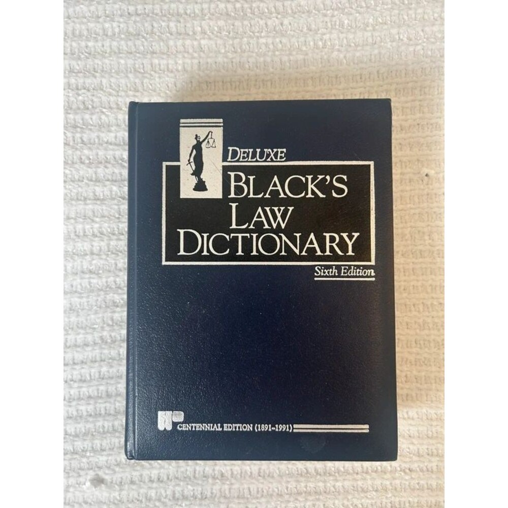 Deluxe Black’s Law Dictionary Sixth Edition - Great Condition